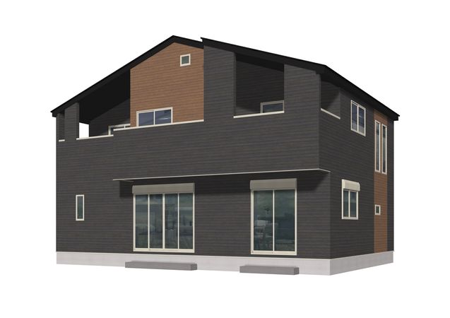 金沢区釜利谷西6丁目 新築戸建 外観パース図