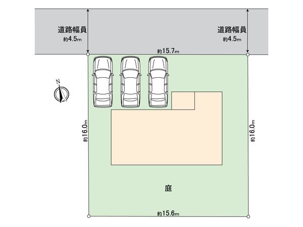金沢区釜利谷西6丁目 新築戸建 区画図