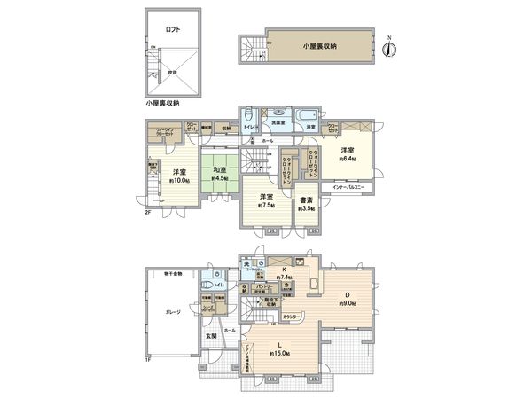 金沢区富岡西5丁目 戸建 間取図(平面図)