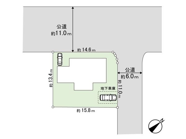 桜が丘1丁目 戸建 区画図