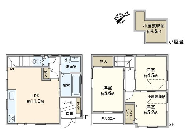 船越町6丁目 戸建 間取図(平面図) 船越町6丁目 戸建 間取図(平面図)