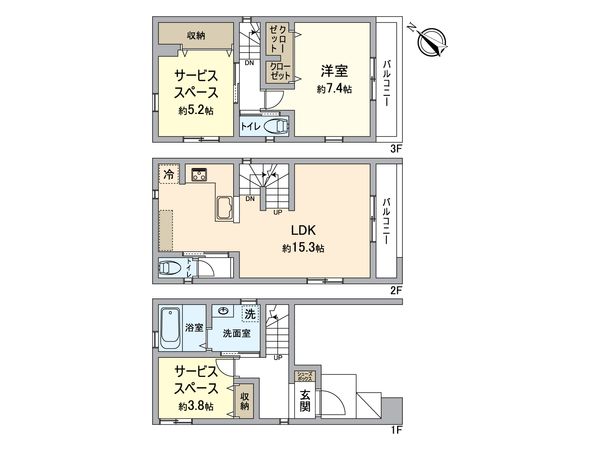 平潟町新築戸建 B号棟 間取図(平面図) 平潟町新築戸建 B号棟 間取図(平面図)