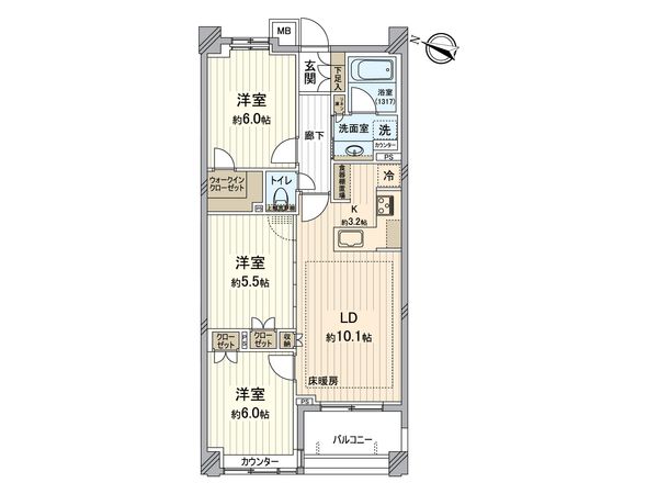 間取図(平面図)
