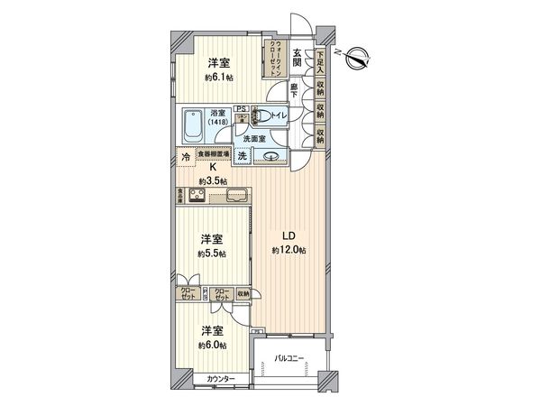 間取図(平面図)
