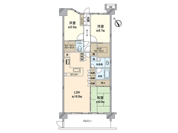ルネ北久里浜ソラヒルズ シエルコート 間取図(平面図) ルネ北久里浜ソラヒルズ シエルコート 間取図(平面図)