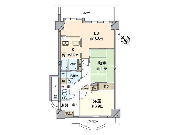 ライオンズマンション横須賀マリンステージ 間取図(平面図) 間取図(平面図)