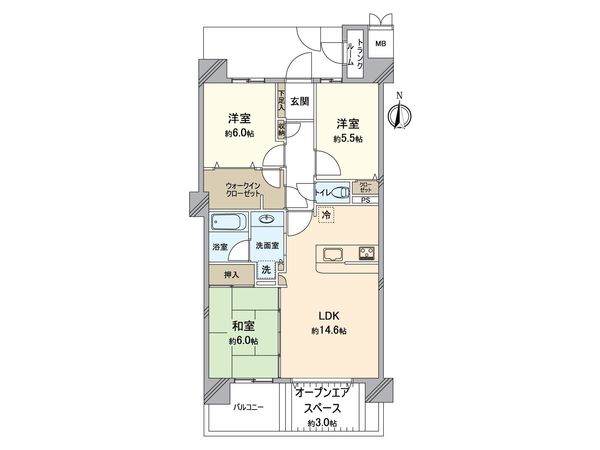 レイディアントシティ横濱 カルティエ11 間取図(平面図) レイディアントシティ横濱 カルティエ11 間取図(平面図)