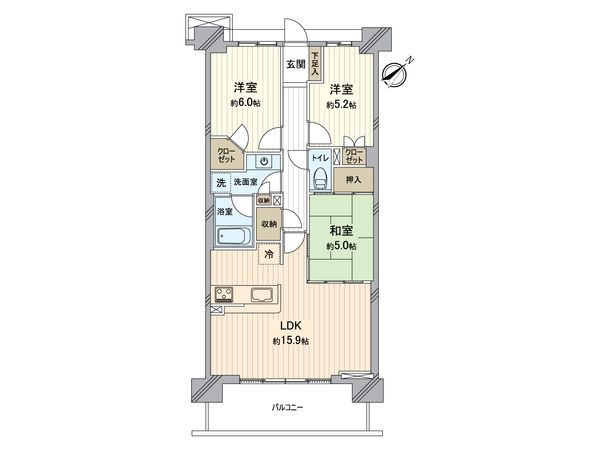 ザ・パークハウス追浜エアリアルフォート 間取図(平面図)