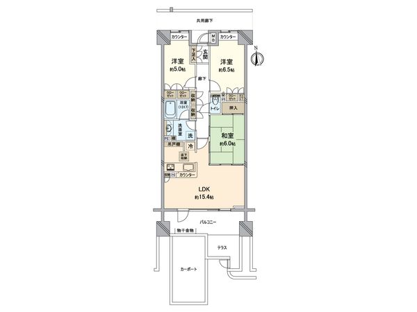 夏島パークハウス 間取図(平面図) 間取図(平面図)