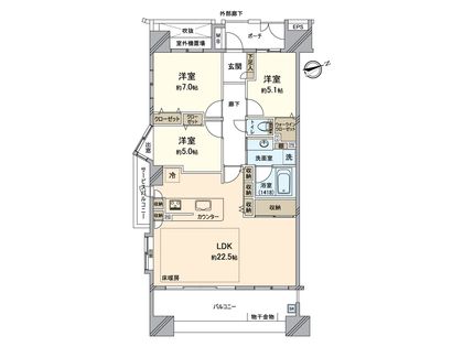間取図(平面図)