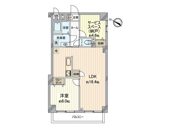 ワコーレ富岡 間取図(平面図)