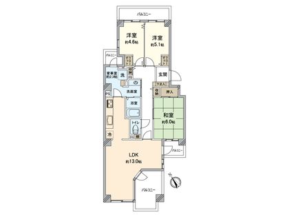 間取図(平面図) 間取図(平面図)