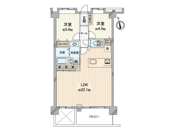 ミレニアムレジデンス浦賀 間取図(平面図)