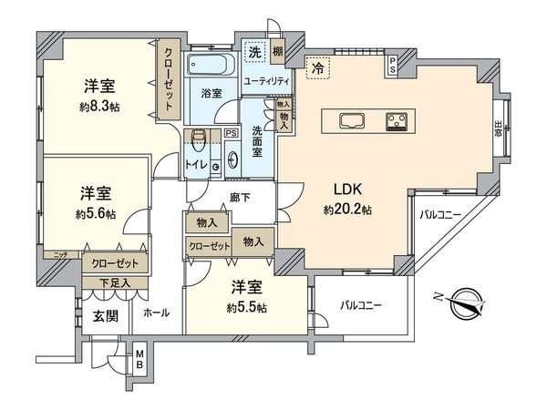 トースト金沢八景 間取図(平面図) トースト金沢八景 間取図(平面図)