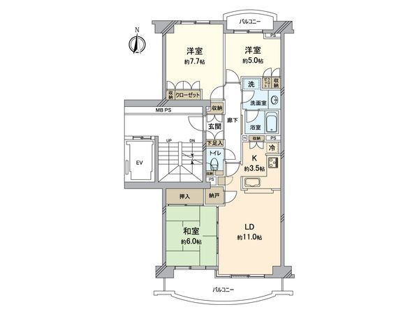 シティ能見台ふれあいの街 L棟 間取図(平面図) シティ能見台ふれあいの街 L棟 間取図(平面図)