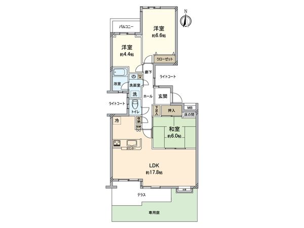 金沢文庫パークタウン・フォーレスト E棟 間取図(平面図) 金沢文庫パークタウン・フォーレスト E棟 間取図(平面図)
