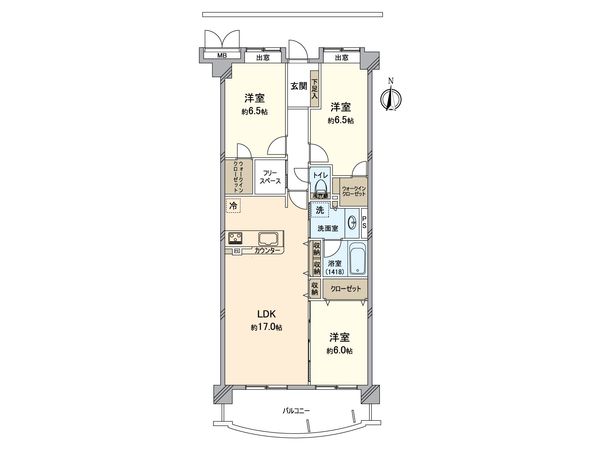 ビクトリアヒルズ横濱サウス G棟 間取図(平面図) ビクトリアヒルズ横濱サウス G棟 間取図(平面図)