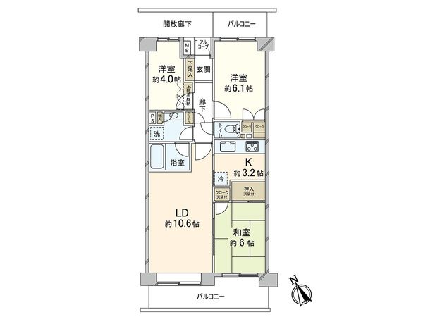 久里浜海岸パークホームズ 間取図(平面図) 久里浜海岸パークホームズ 間取図(平面図)
