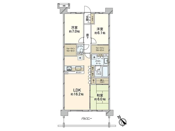 ルネ北久里浜ソラヒルズ シエルコート 間取図(平面図) ルネ北久里浜ソラヒルズ シエルコート 間取図(平面図)
