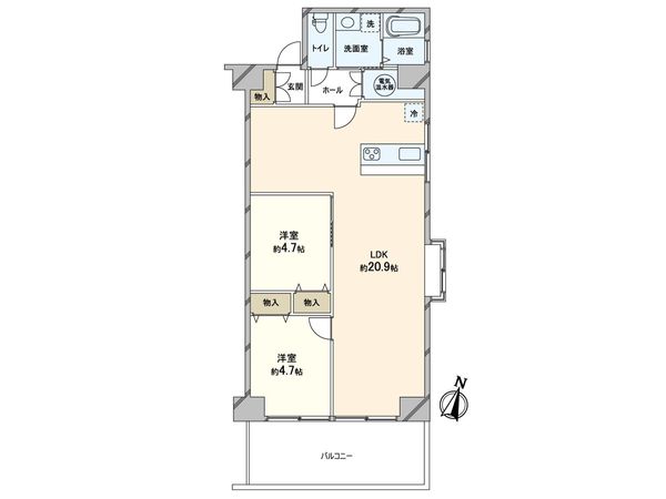 ジュネスサンライトマンション 間取図(平面図)
