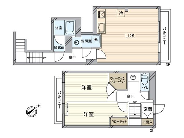 金沢八景マンション 間取図(平面図) 金沢八景マンション 間取図(平面図)