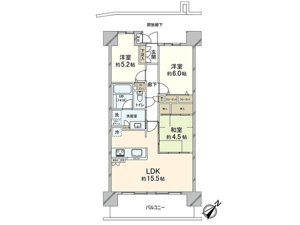 ポレスター横須賀中央 間取図(平面図) ポレスター横須賀中央 間取図(平面図)