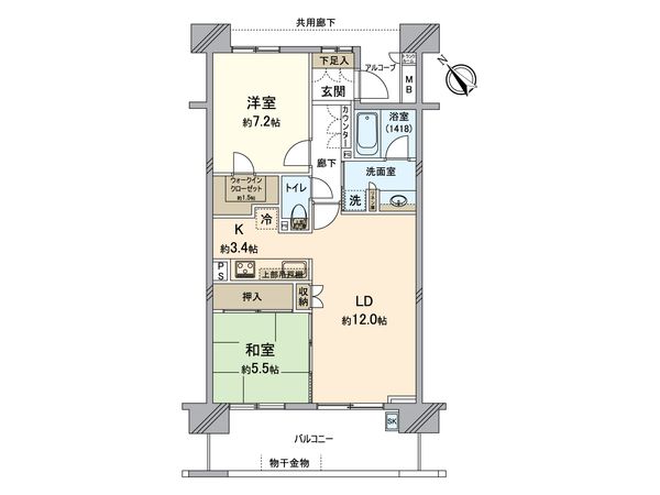 間取図(平面図)