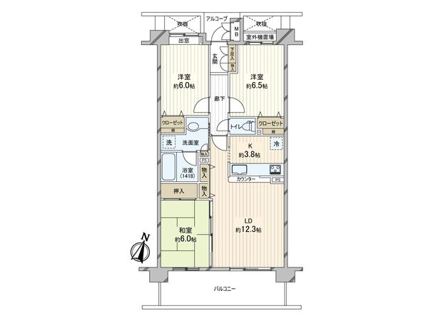 よこすか海辺ニュータウンかがやきの街 間取図(平面図) よこすか海辺ニュータウンかがやきの街 間取図(平面図)