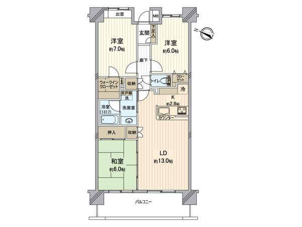間取図(平面図)