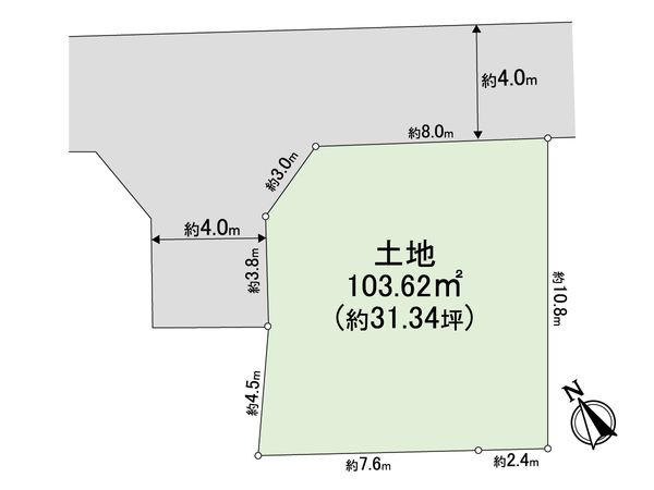 武1丁目 土地 区画図