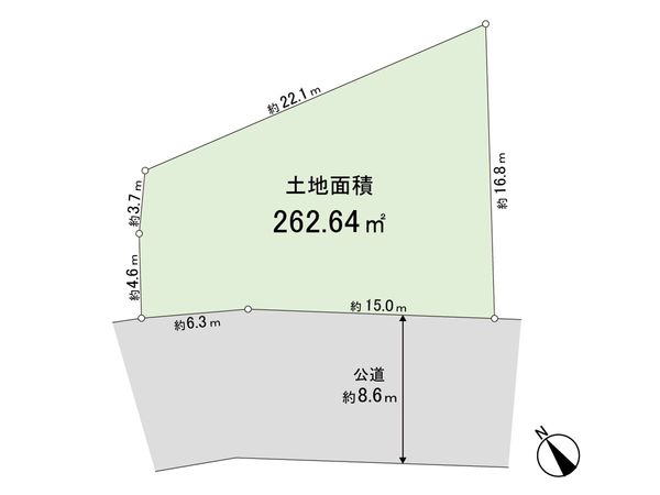 青砥町 土地 区画図 区画図