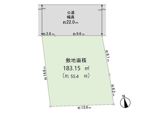 中山5丁目 土地 区画図 区画図