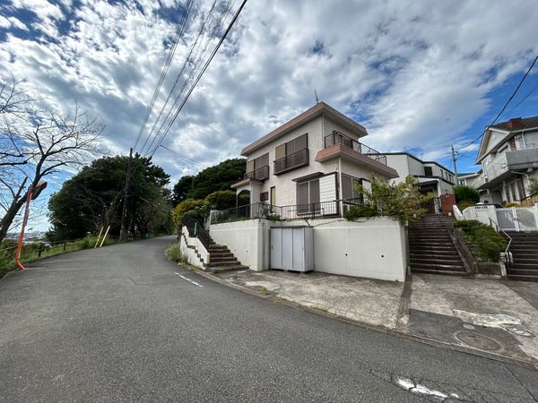 南つくし野2丁目 土地 前面道路含む外観