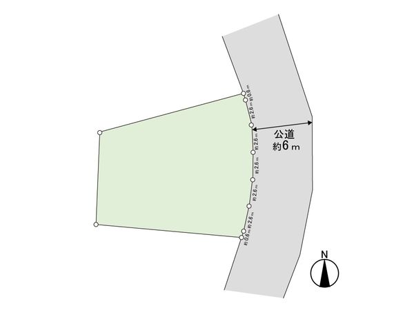 南つくし野2丁目 土地 区画図