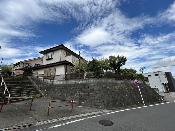 南つくし野1丁目 売地 前面道路含む外観 南つくし野1丁目 売地 前面道路含む外観