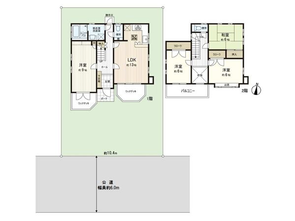 奈良2丁目 戸建 間取図(平面図)