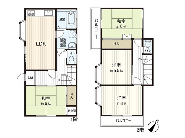いぶき野 戸建 間取図(平面図)