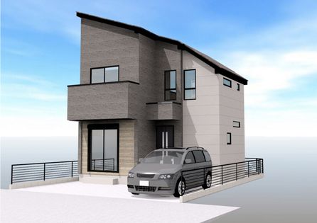 いぶき野 新築戸建 外観パース図
