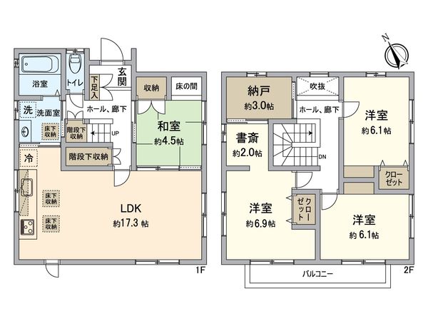 台村町 戸建 間取図(平面図) 台村町 戸建 間取図(平面図)