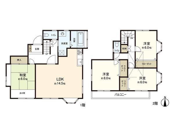 台村町戸建 間取図(平面図) 台村町戸建 間取図(平面図)