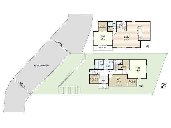 台村町 新築戸建 1号棟 間取図(平面図) 台村町 新築戸建 1号棟 間取図(平面図)