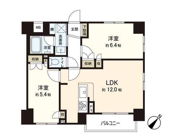プロスタイル長津田 間取図(平面図) 間取図(平面図)