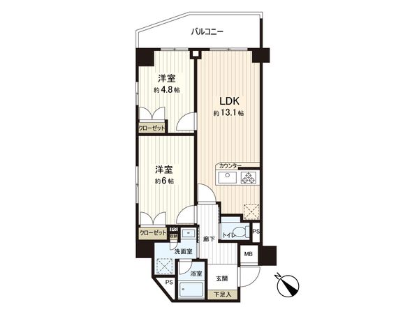 プロスタイル長津田 間取図(平面図) プロスタイル長津田 間取図(平面図)