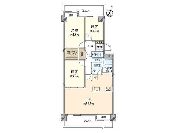 中山パーク・ホームズ 間取図(平面図) 中山パーク・ホームズ 間取図(平面図)