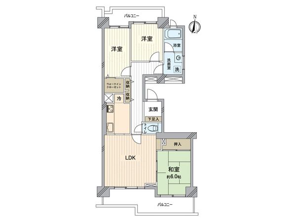 若葉台団地 4-31棟 間取図(平面図) 若葉台団地 4-31棟 間取図(平面図)