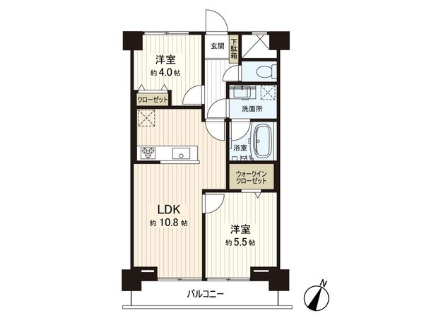 エスペランサ第7十日市場 間取図(平面図) エスペランサ第7十日市場 間取図(平面図)