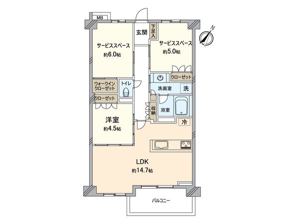 アーリアレジデンス南町田 間取図(平面図) 間取図(平面図)