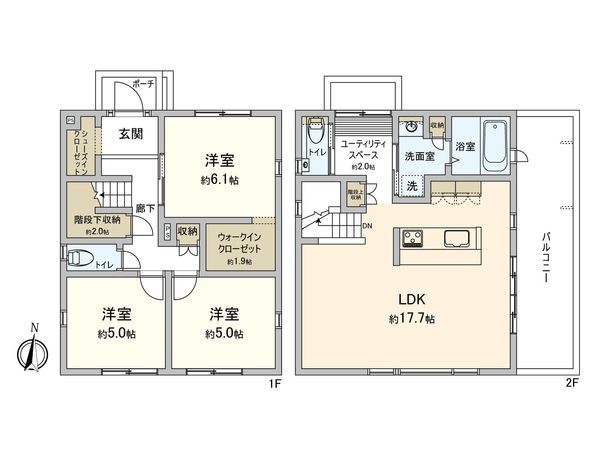 神奈川区三ツ沢下町(戸建) 間取図(平面図) 神奈川区三ツ沢下町(戸建) 間取図(平面図)