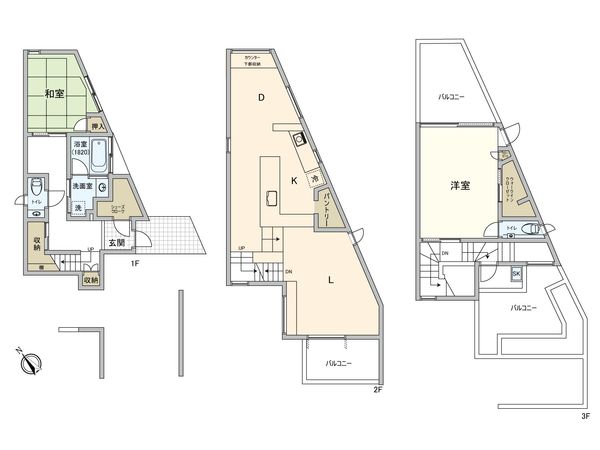 西区老松町(戸建) 間取図(平面図) 西区老松町(戸建) 間取図(平面図)