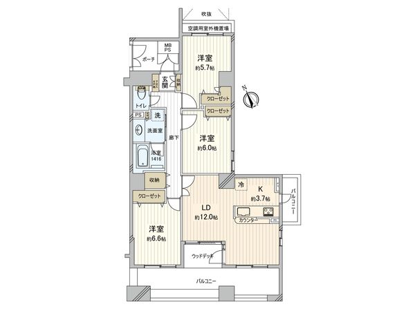 間取図(平面図)